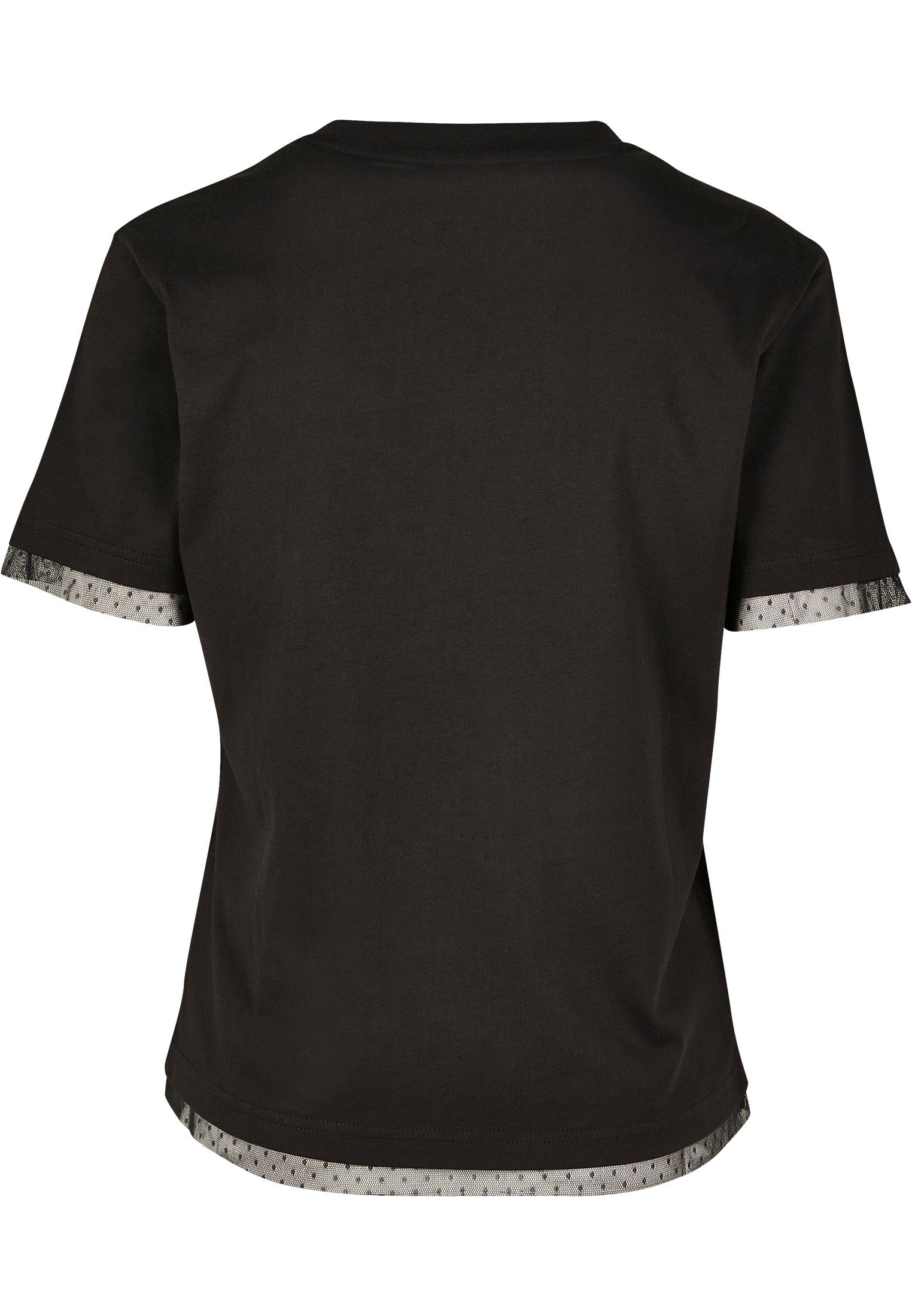 URBAN black Boxy TB2800 CLASSICS Hem T-Shirt Lace