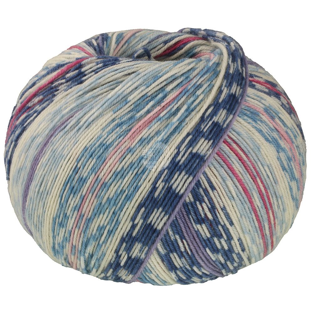 LANA GROSSA Meilenweit 100 g CASHMERE MEZZO Häkelwolle, 420 m (weiche 4-fach Sockenwolle mit Kaschmir-Anteil), 100 g