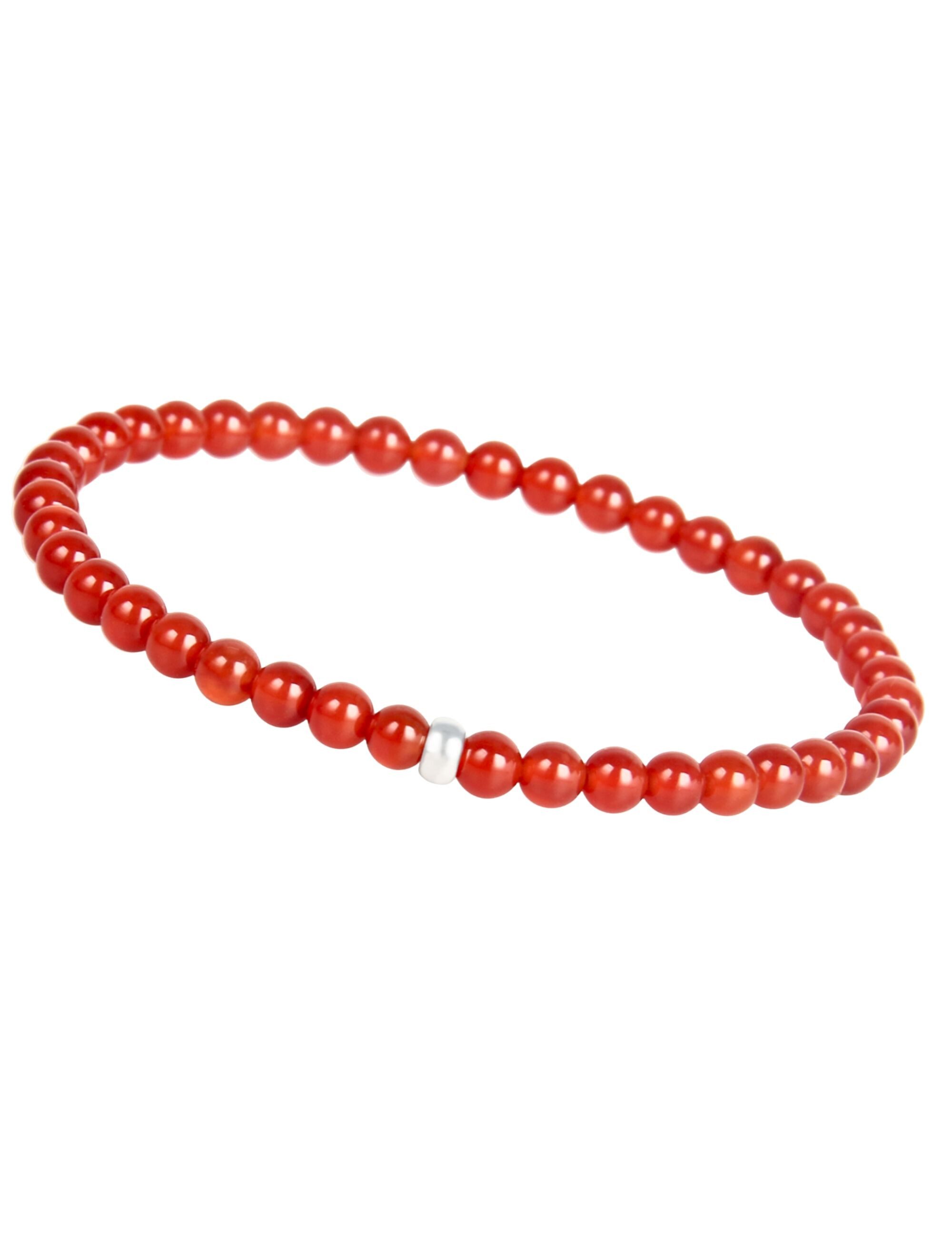 Massi Morino Perlenarmband (1-tlg), mit echten 4mm Natursteinen & 925 Silbe günstig online kaufen