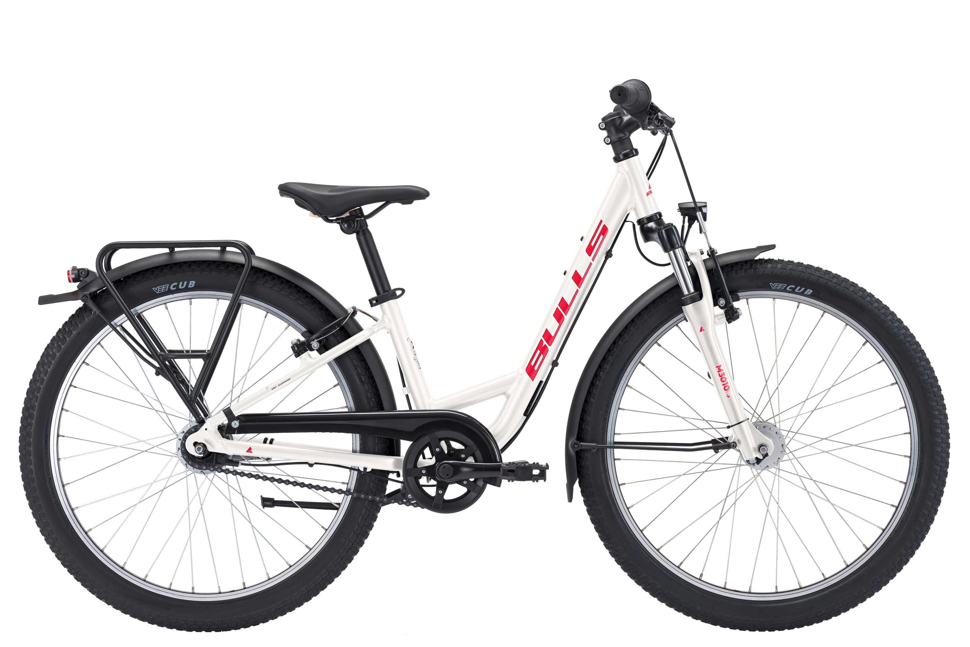 Bulls Jugendfahrrad Bulls Tokee Street Girl 26 7-Gang RT weiß 2025, 7 Gang Shimano Nexus 7-Gang mit Rücktrittbremse, Nabenschaltung