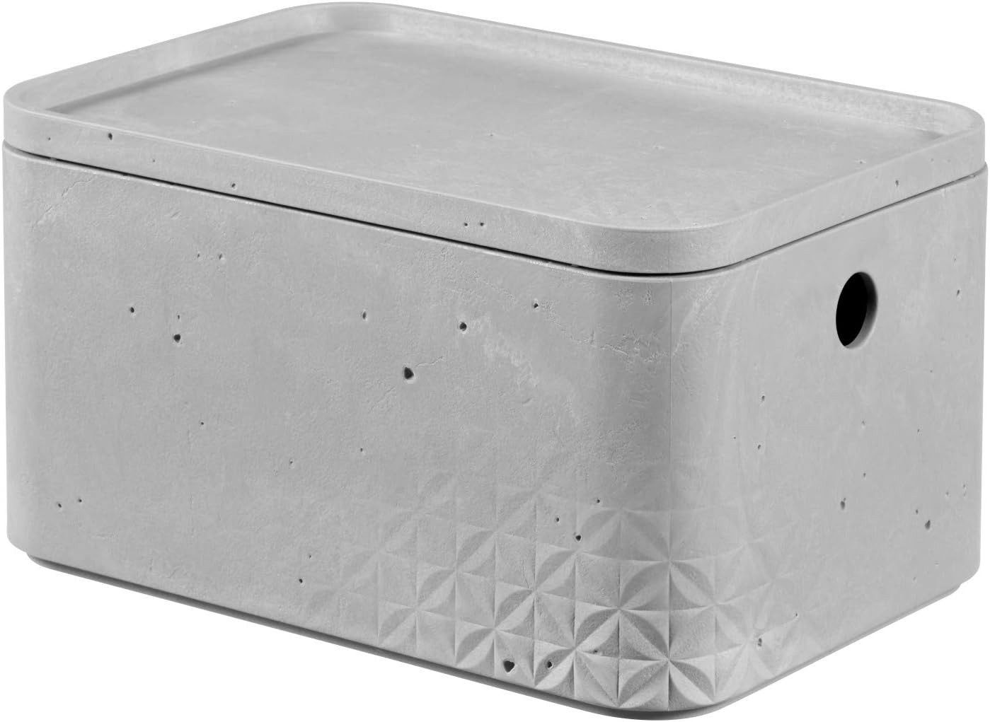 Curver Aufbewahrungsbox 3er Set Aufbewahrungsbox 4 Liter mit Deckel Stapelbox Kunststoff, Ordnungsbox Aufbewahrungskiste Organizer Box Sortierbox