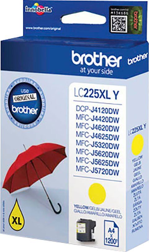Neue Produkte diese Woche Brother LC-225XL-Y (1-tlg) gelb Tintenpatrone