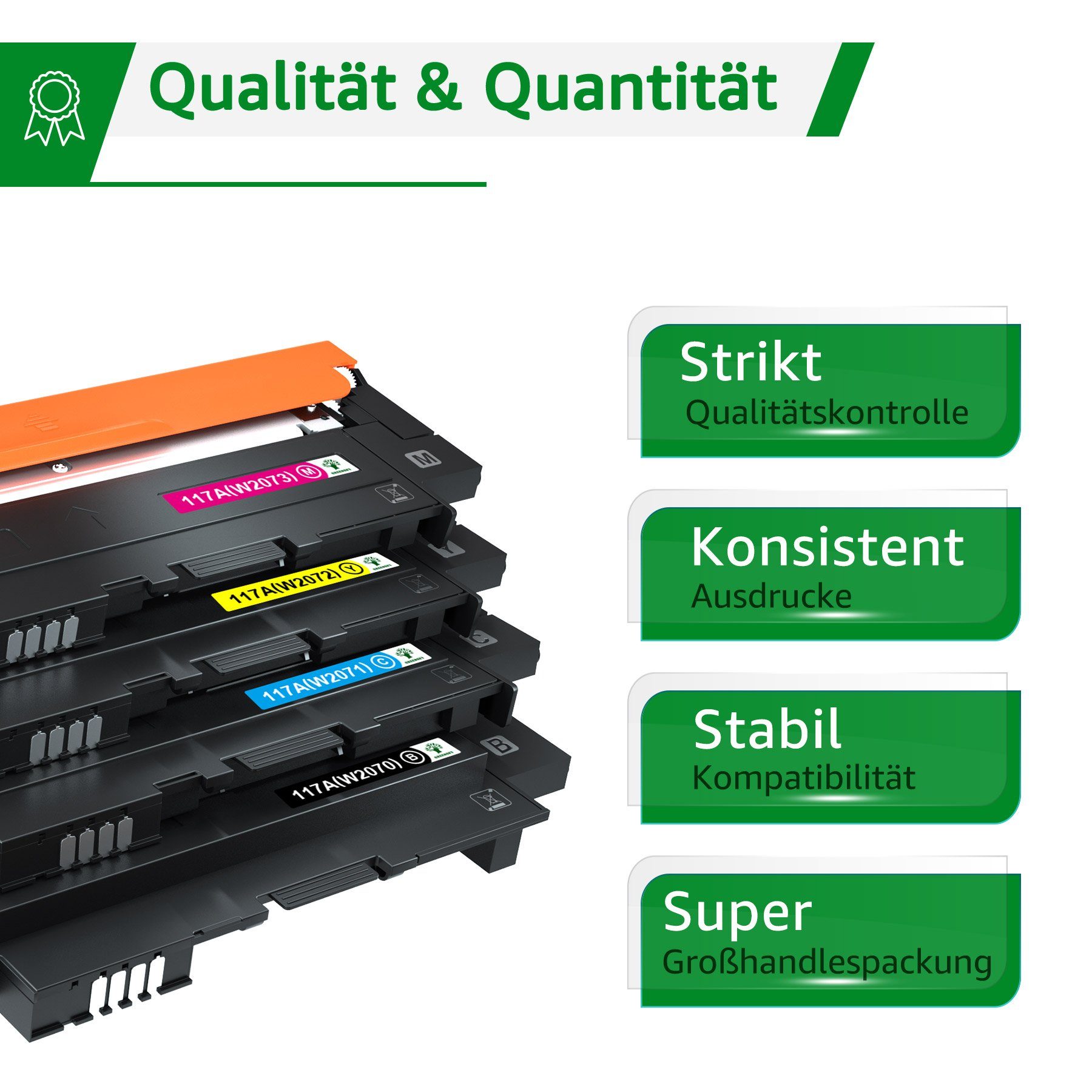 Thumbnail - Greensky Tonerpatrone für HP 117 A, (4-St), 179fwg mfp 178nwg mfp178nwg 150a drucker