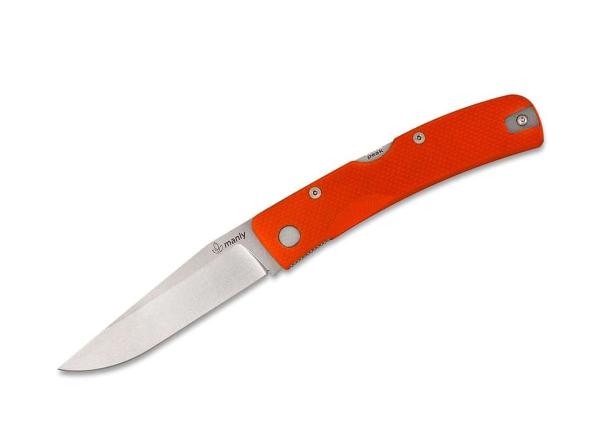 Manly Taschenmesser Taschenmesser Peak RWL 34 Orange Two Hand
