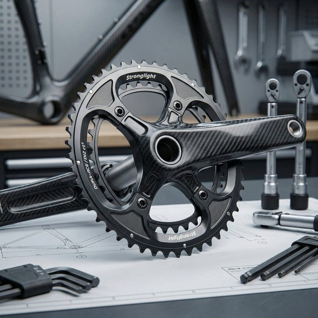 STRONGLIGHT Kettenschaltung Stronglight Kettenblatt Dura-Ace/DI2 ct² komp FC-R9100 innen 38(52) Z