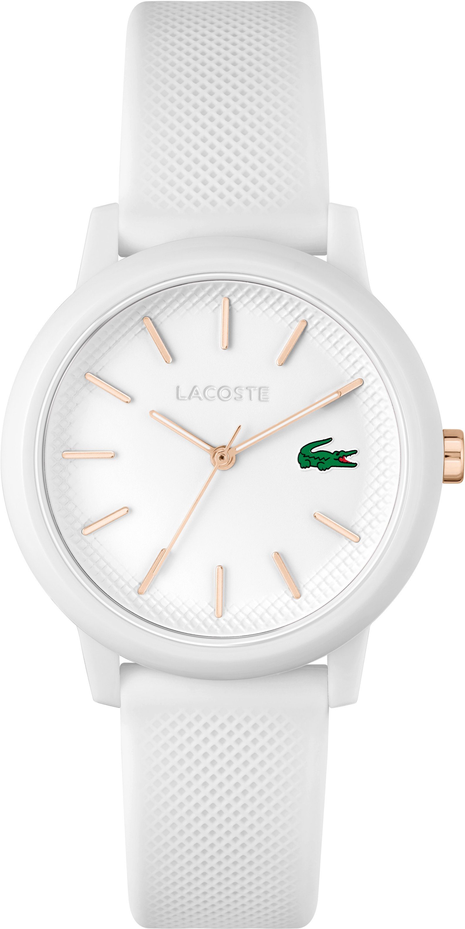 Lacoste Quarzuhr LACOSTE 12.12 LADIES, 2001211, Armbanduhr, Damenuhr, Mineralglas, analog