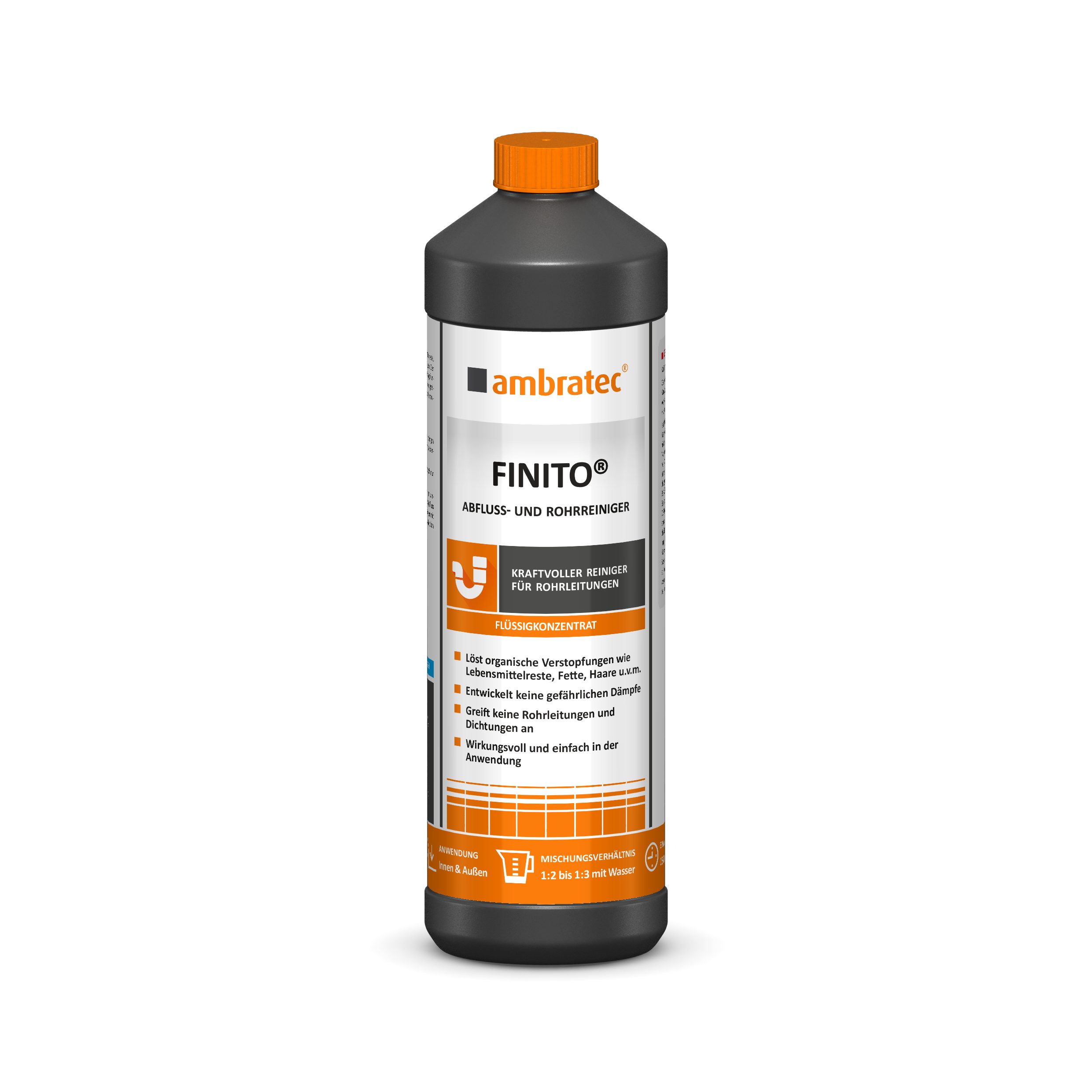 ambratec FINITO® ABFLUSS- UND ROHRREINIGER - portofrei - Rohrreiniger