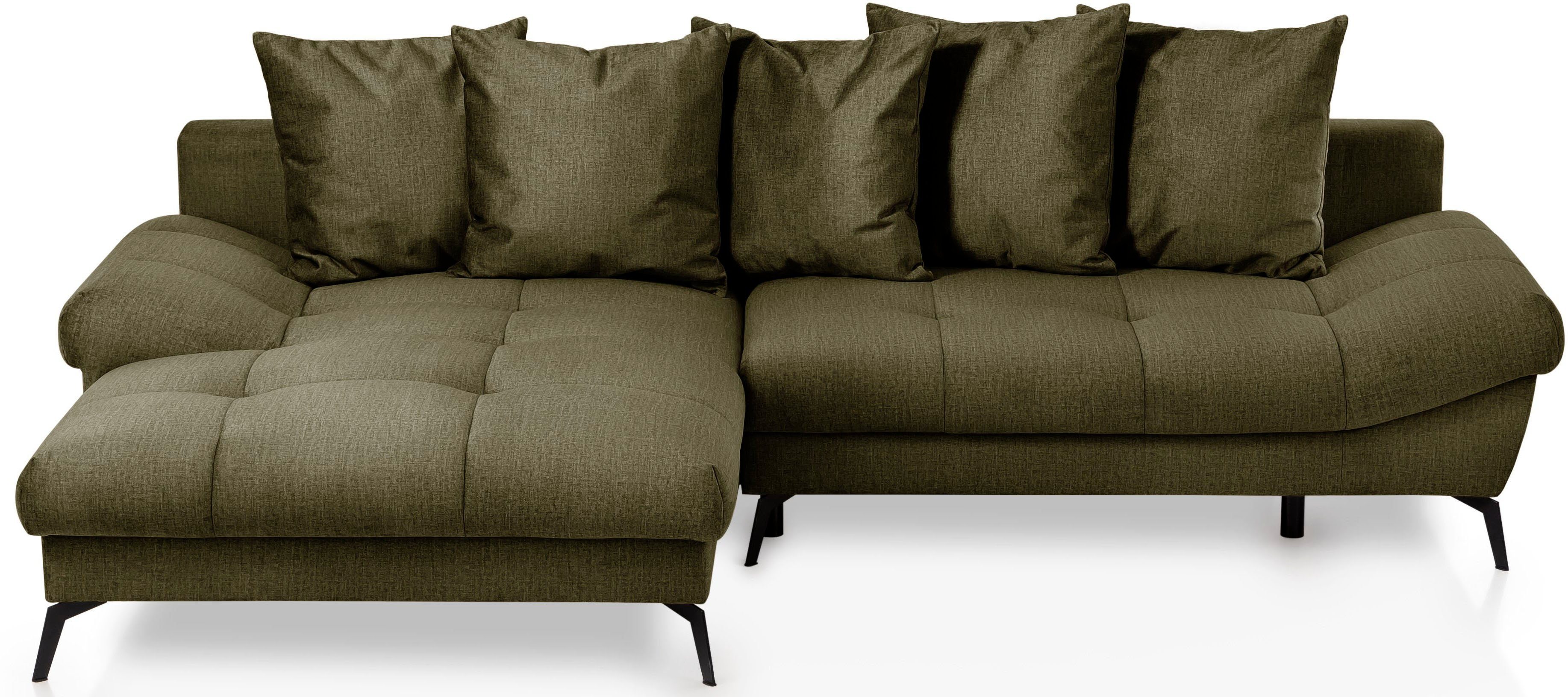 exxpo - sofa fashion Ecksofa "Olmedo, extravagantes Design und toller Sitzk günstig online kaufen