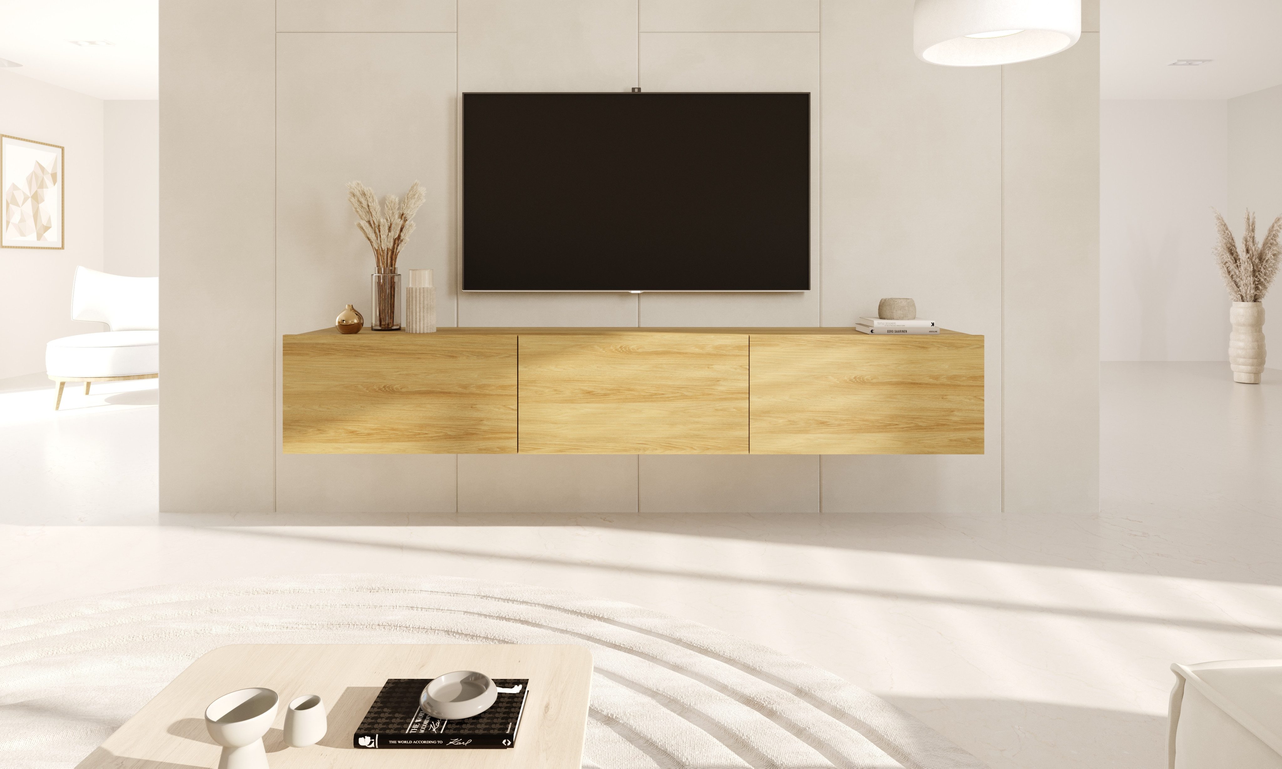 Bjird Lowboard TV-Schrank "Dallas" Hängendes TV-Board günstig online kaufen