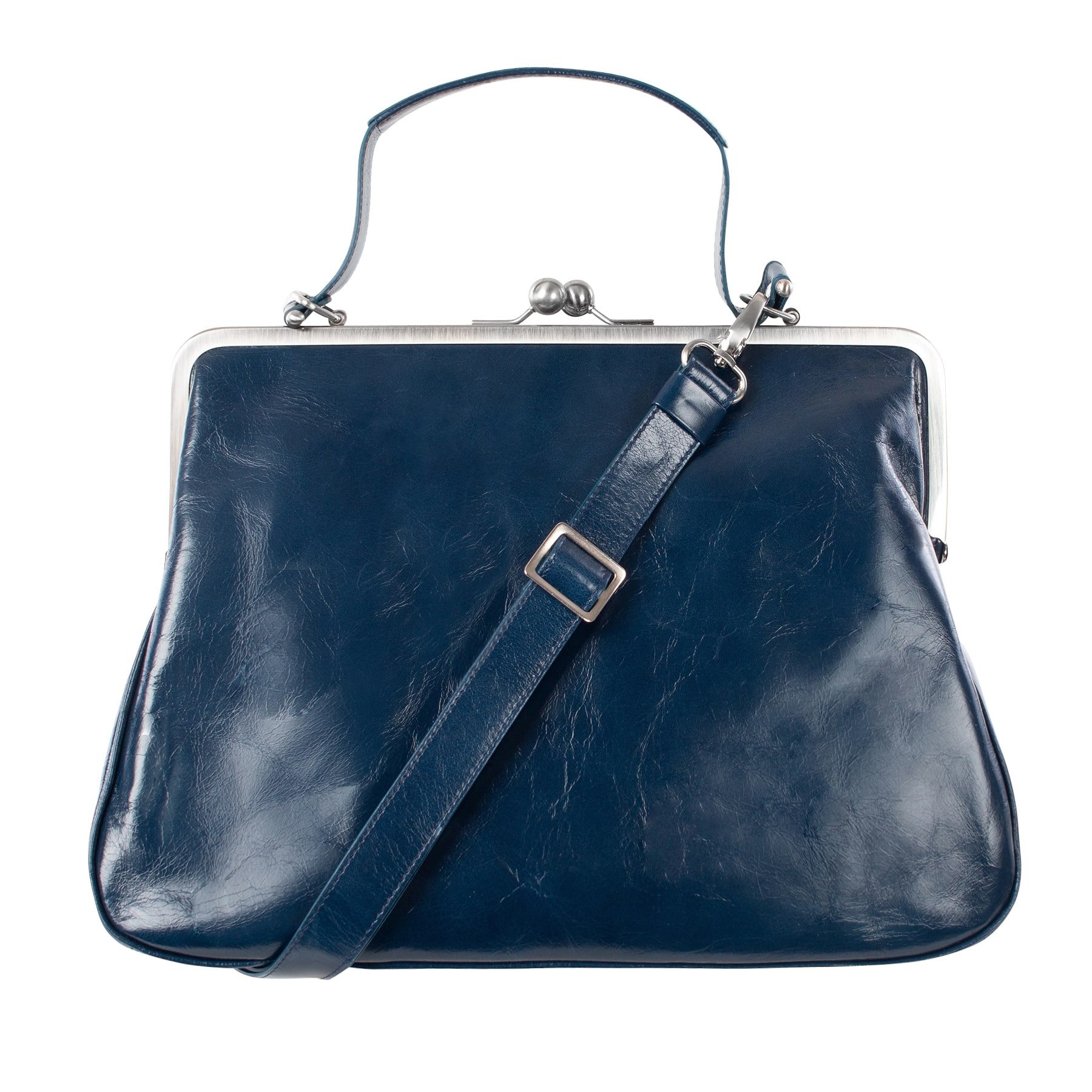 VOLKER LANG Schultertasche GRACE  Elegante Damen Bügeltasche aus italienisc günstig online kaufen