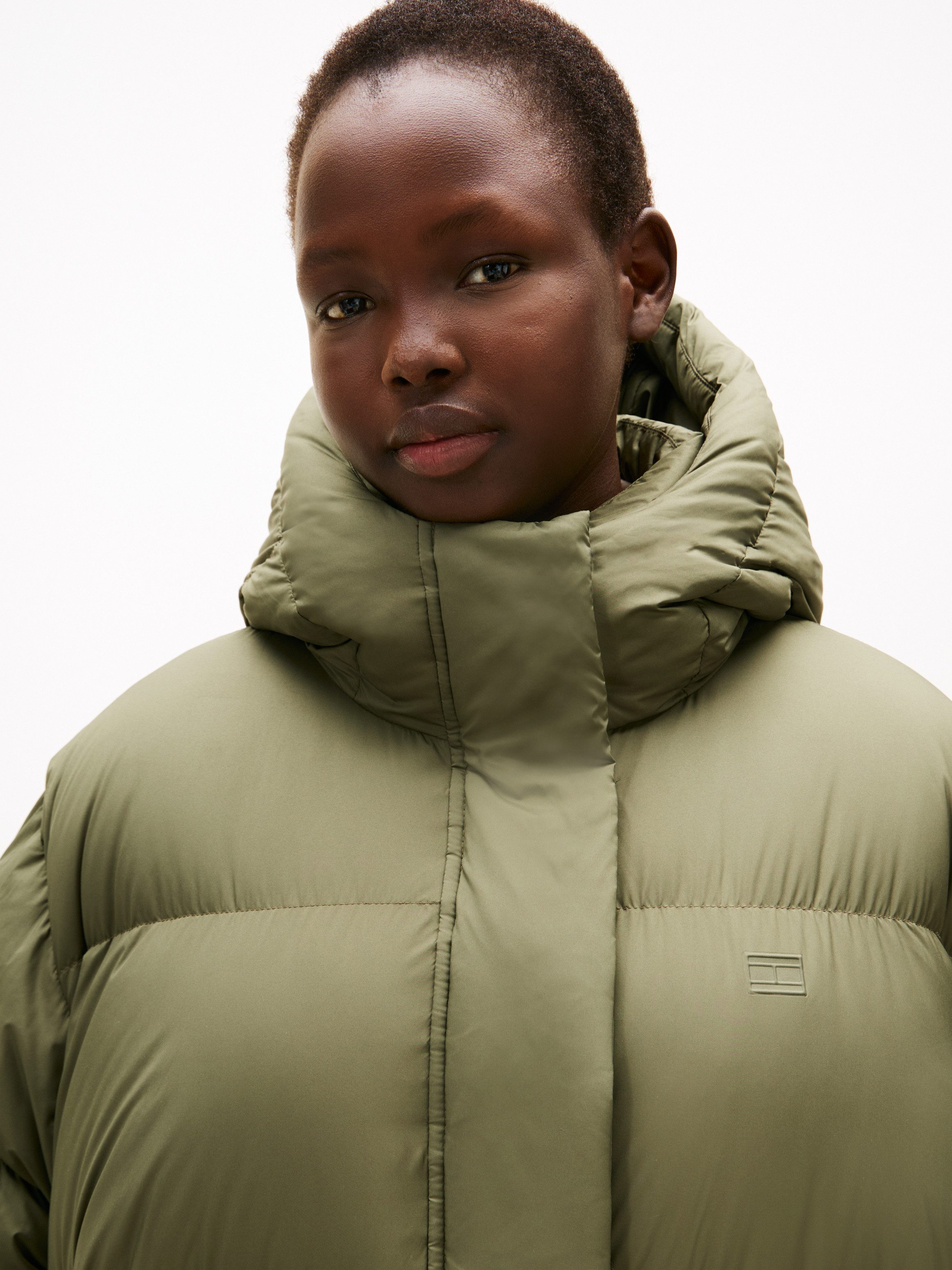 Tommy Hilfiger Curve Daunenmantel CRV MODERN DOWN REG COAT in großen Größen