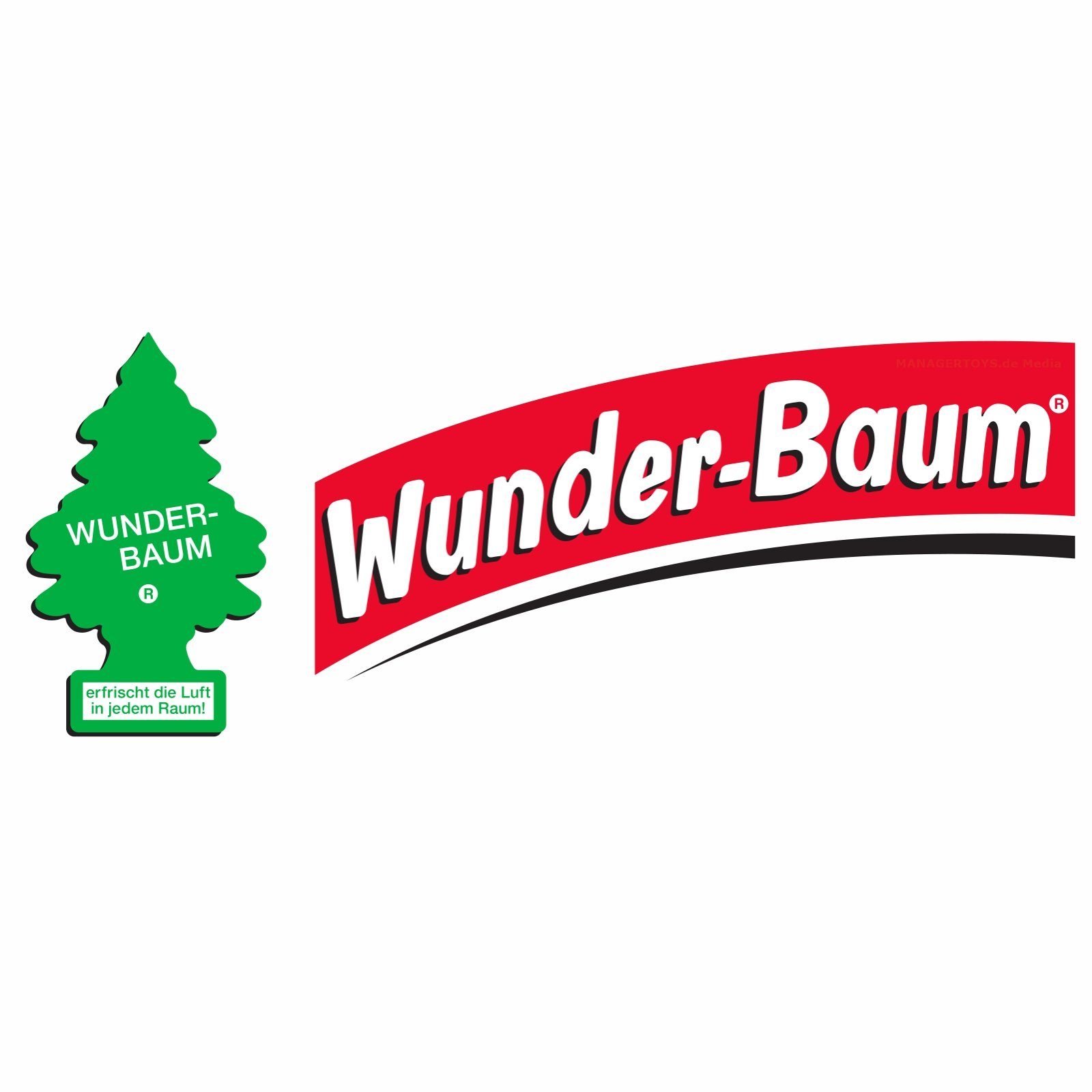 Wunder-Baum Dekohänger VENT WRAP Vanille Duft WUNDERBAUM Lüftungsgitter Set Clips 4er
