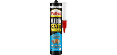 Pattex Montagekleber Kleben statt Bohren / 6162, (Packung), Lösemittelfrei, Witterungsbeständig