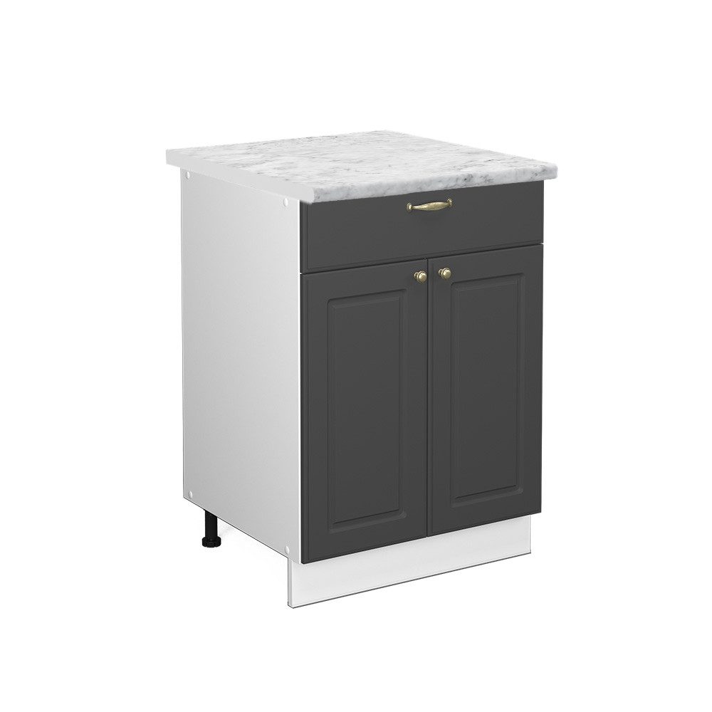 Vicco Unterschrank R-Line, Rot/Anthrazit, 60 cm günstig online kaufen