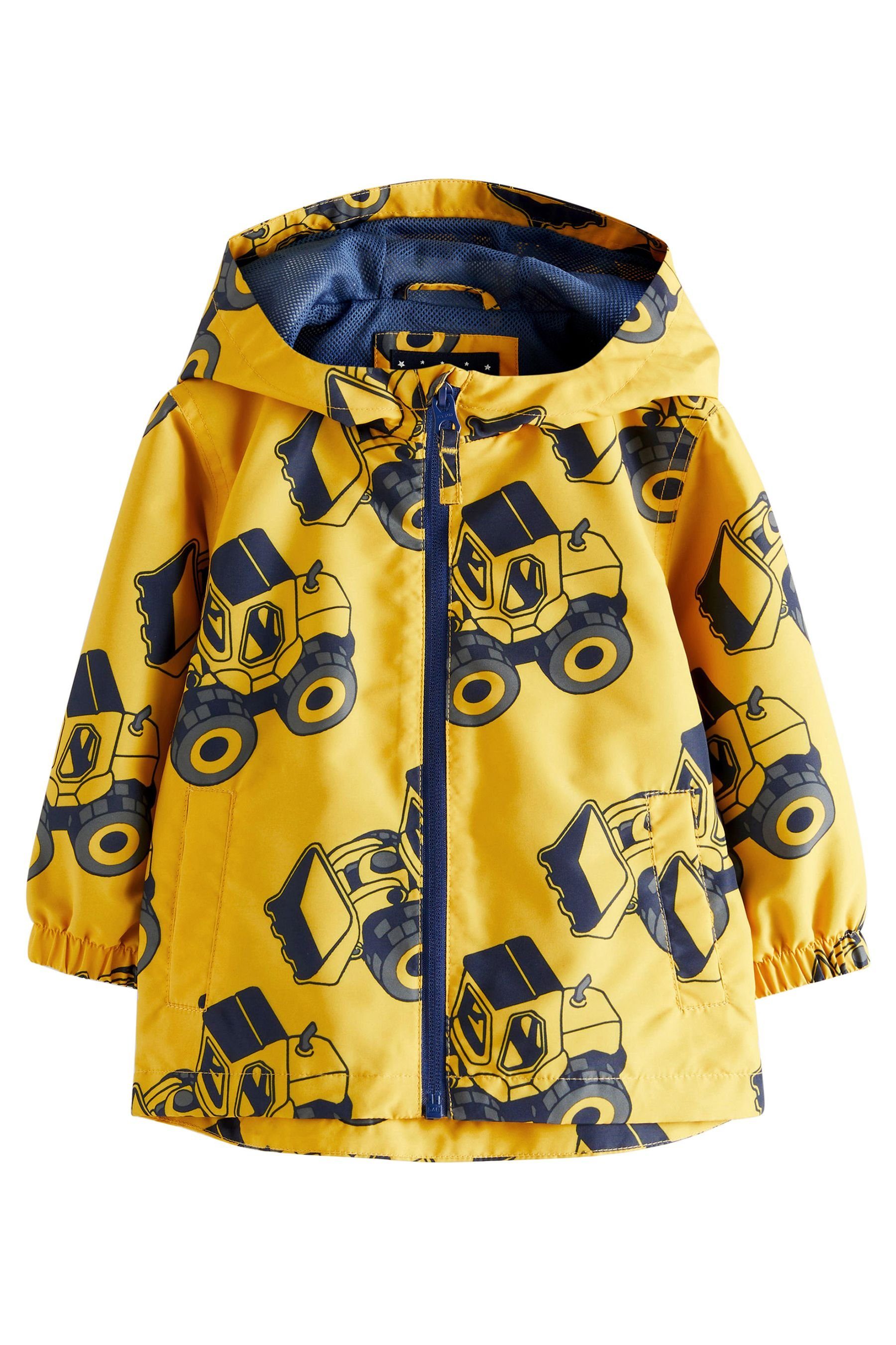 Wasserabweisende Next Digger Yellow Jacke (1-St) Anorak