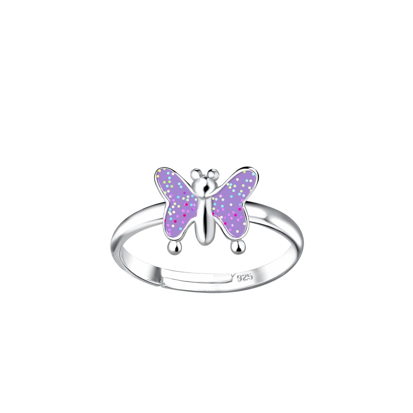 Silberring Schmetterling Kinder Ring 925 Silber