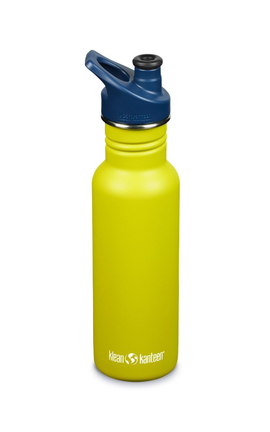 Klean Kanteen Trinkflasche Classic Narrow, 532ml mit Sport Cap Green Apple | Trinkflaschen