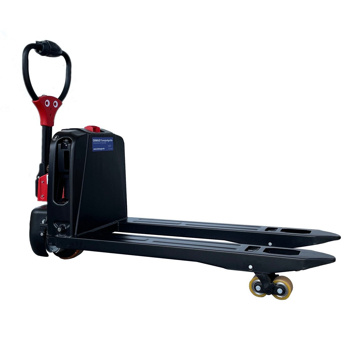 OSWALD Transportgeräte Gabelhubwagen Elektrohubwagen F4 1,5 t voll-elektrisch Lithium-Ionen Hubwagen, (EH-F4)