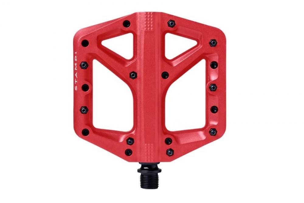 crankbrothers Plattformpedale Crankbrothers Plattform-Pedal Stamp 1 Gen 2 Large red
