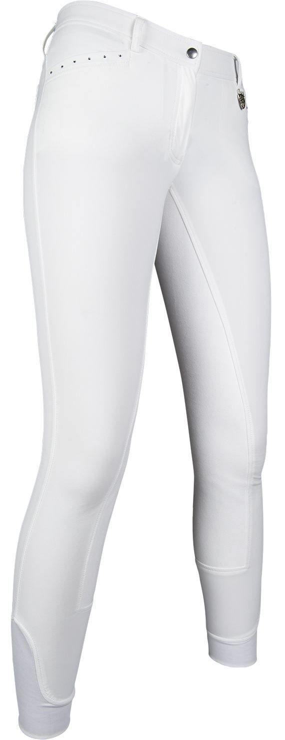 HKM Reithose Reithose -Limoni PAM Horse- 3/4 Alos Besatz 3/4 Besatz aus elastischem Alos Wildlederimitat