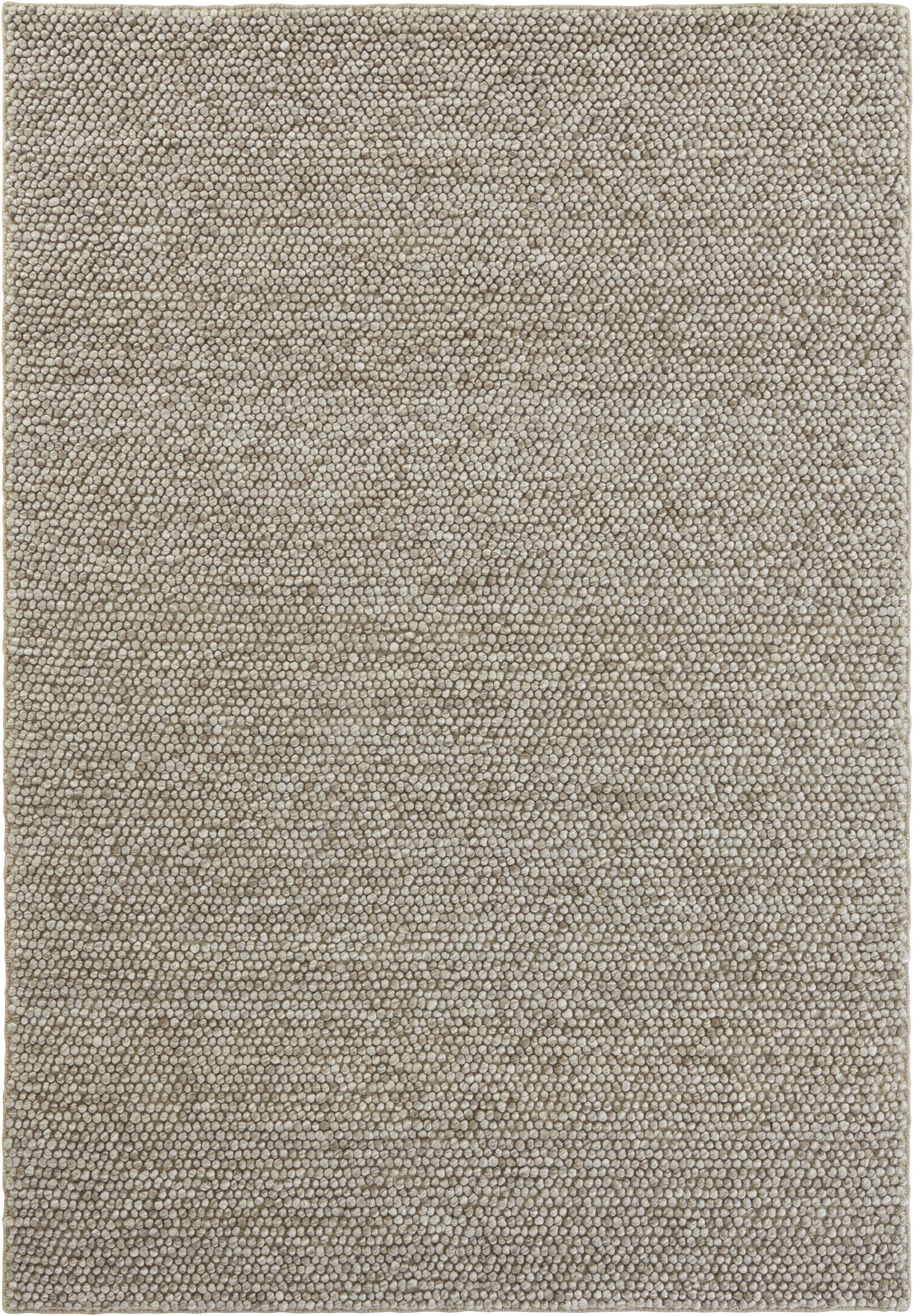 LeGer Home by Lena Gercke Wollteppich Ainhoa, handgewebt, Wolle, rechteckig, Höhe: 12 mm, einfarbig, Wolle, Teppich, Wohnzimmer, Schlafzimmer, Esszimmer – Bild 5 von 5
