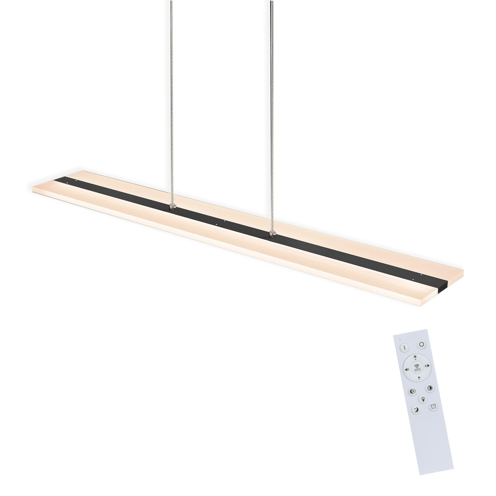 ZMH LED Pendelleuchte Büro Esstisch höhenverstellbar günstig online kaufen