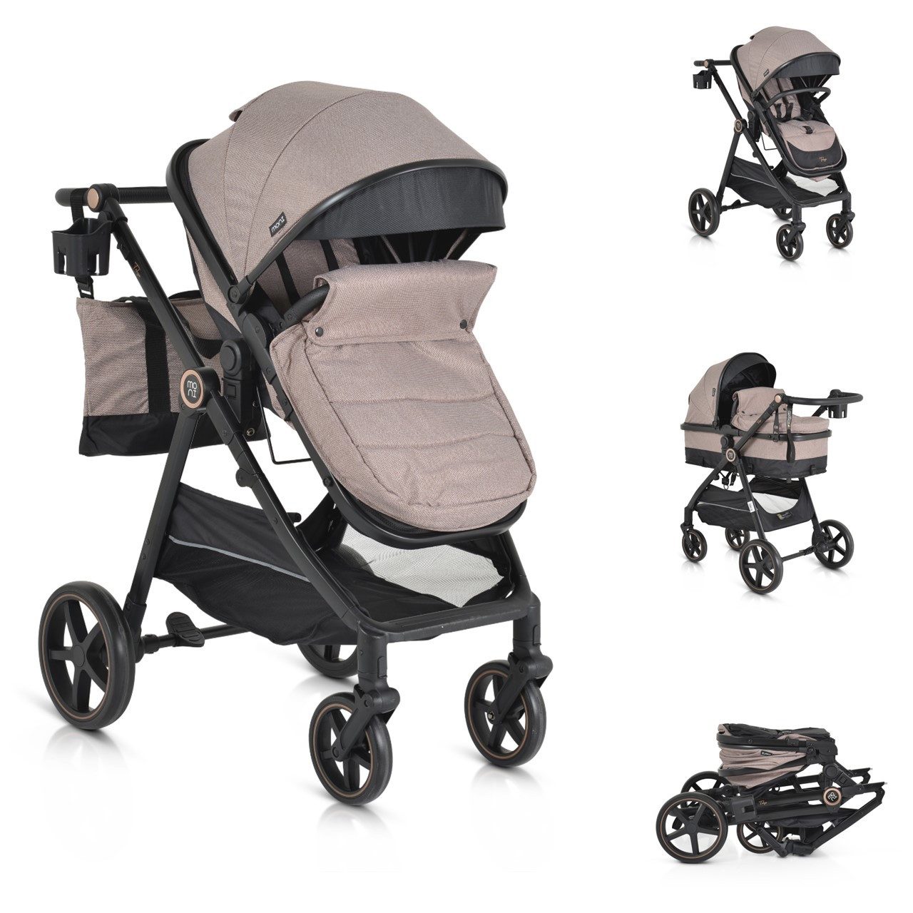 Kombi-Kinderwagen Kinderwagen 2 in 1 Tokyo 22 kg