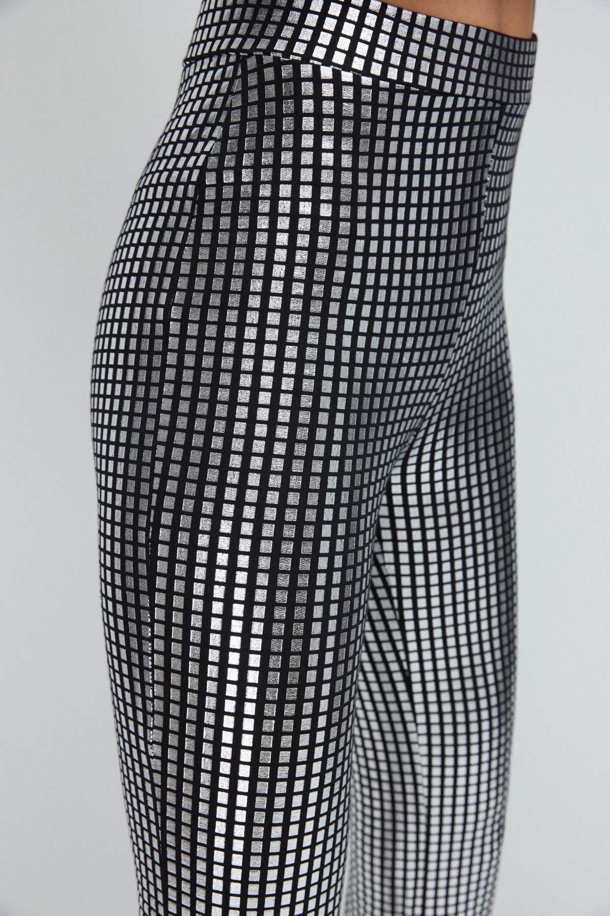 No Matter What Schlaghose Fashion mit Folienprint