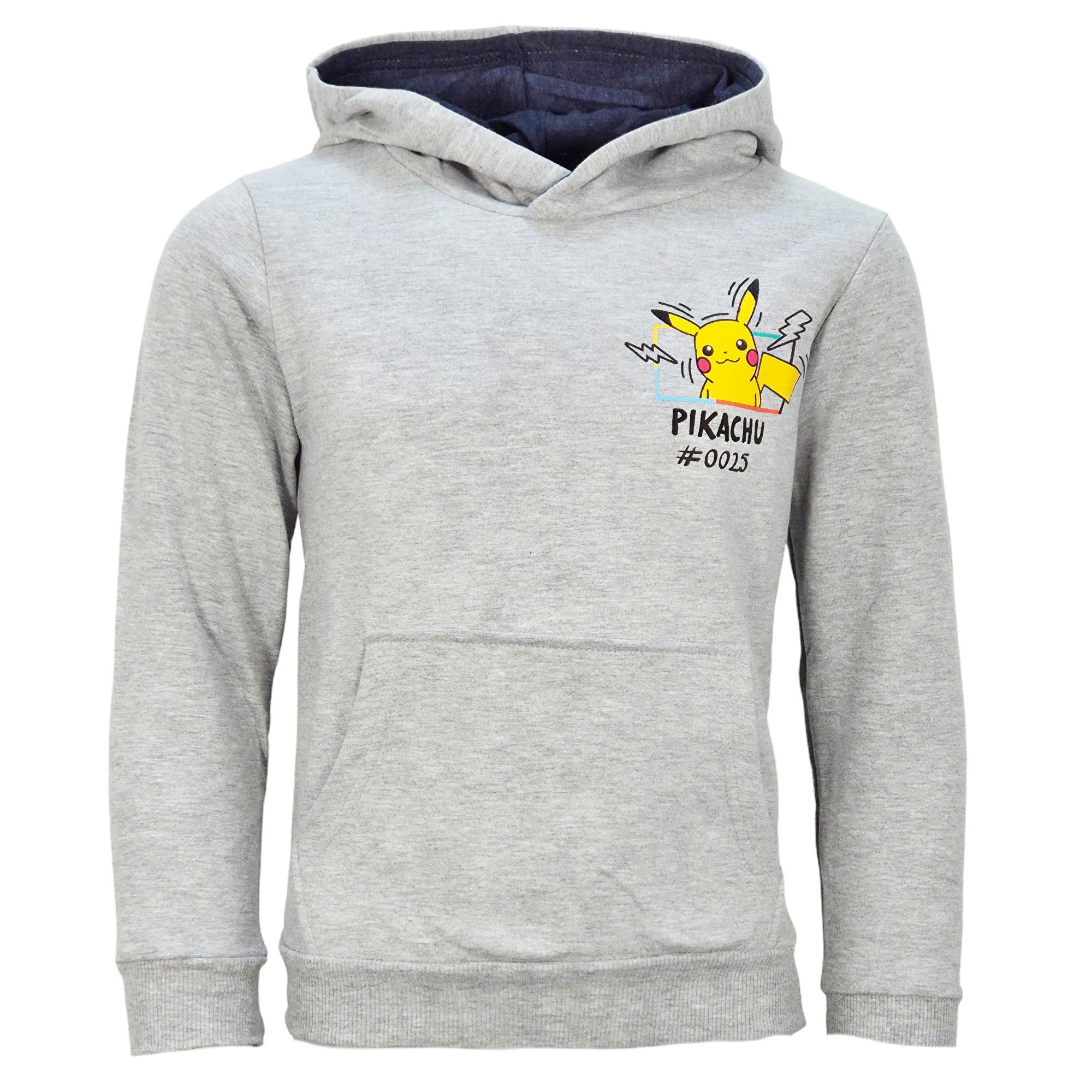 POKÉMON Kapuzenpullover Pokemon Pikachu Kinder Jungen Hoodie Pulli Kapuzenpullover Gr. 104 bis 152