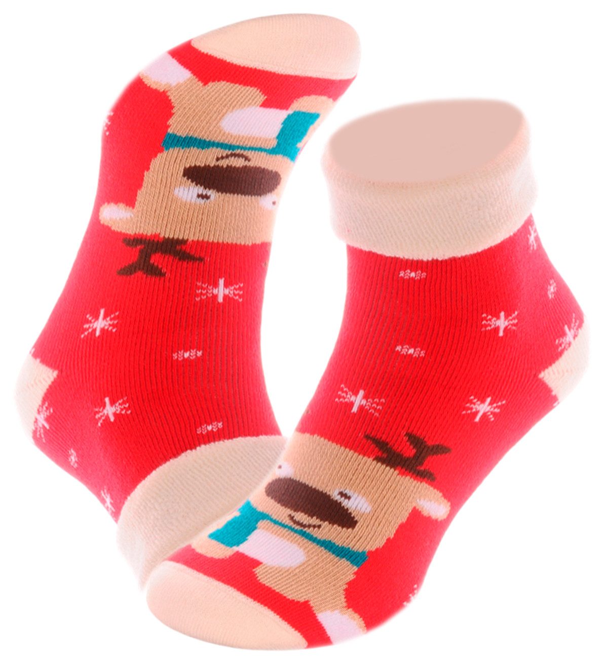 Thermosocken Thermosocken Socken Weihnachten warme Weihnachtssocken socks