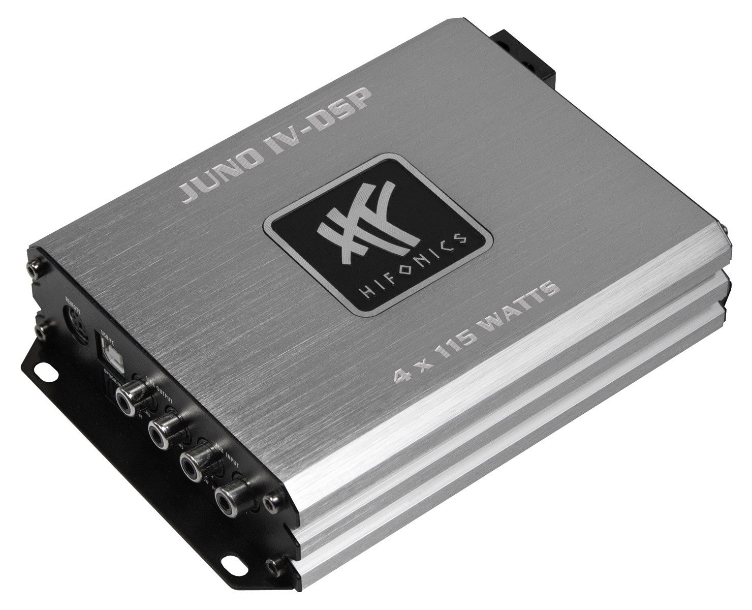 Hifonics JUNO IV-DSP Class D Digital 4-Kanal Verstärker mit 6-Kanal DSP Endverstärker (Anzahl Kanäle: 4)