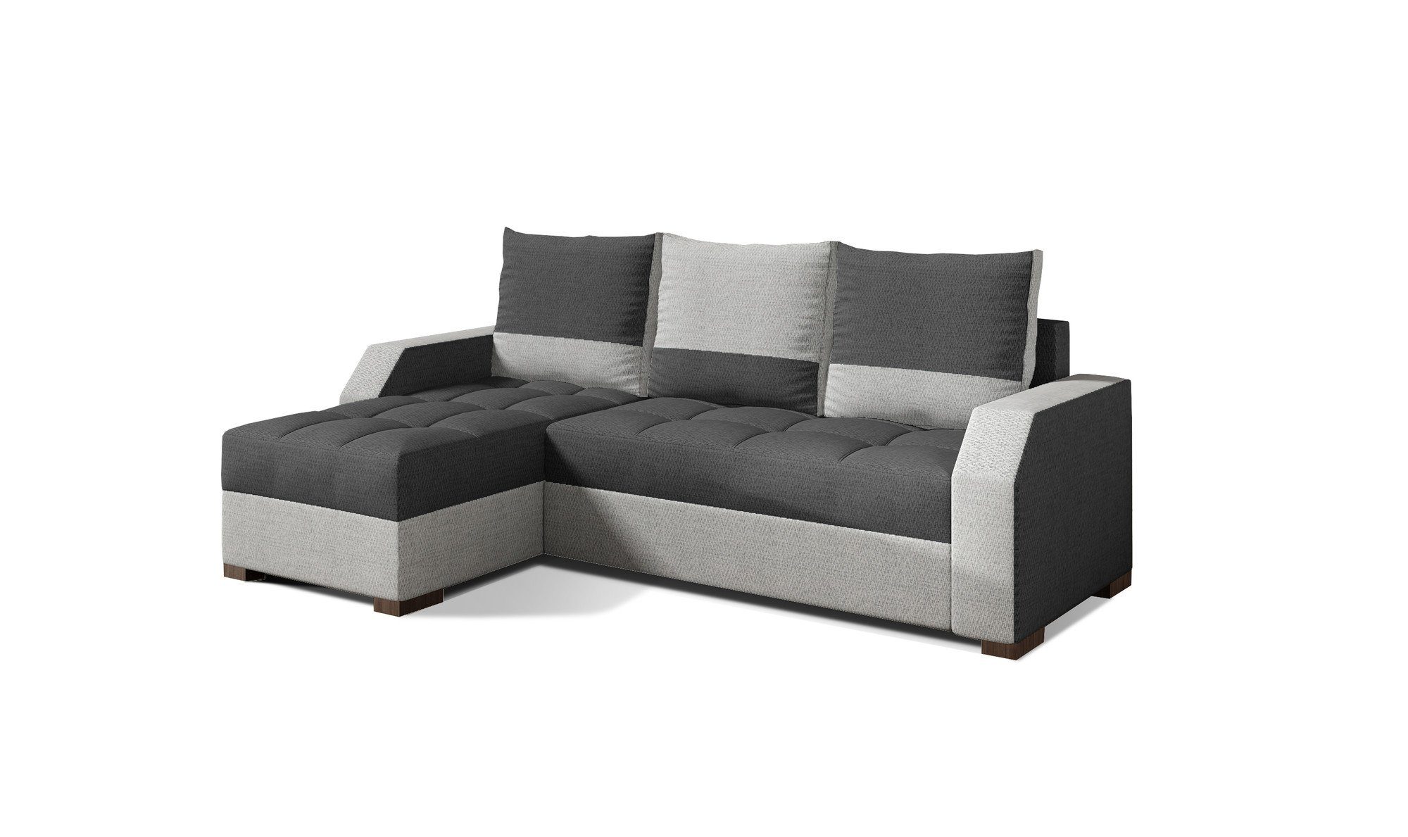 MOEBLO Ecksofa LORIS, Eckcouch mit Schlaffunktion günstig online kaufen