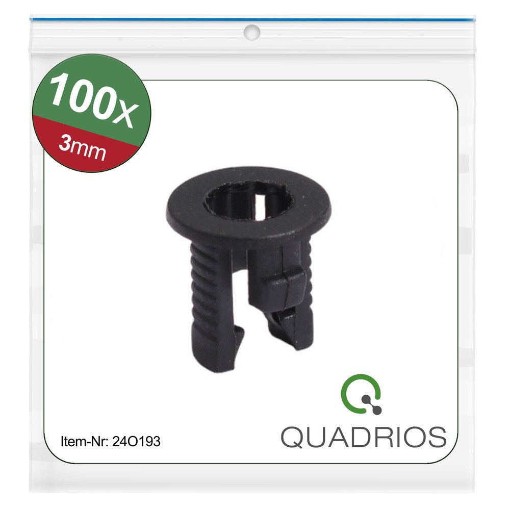 Quadrios LED Steckdosenleuchte Quadrios 24O193 24O193 LED-Fassung Kunststoff Passend für (LEDs) LED