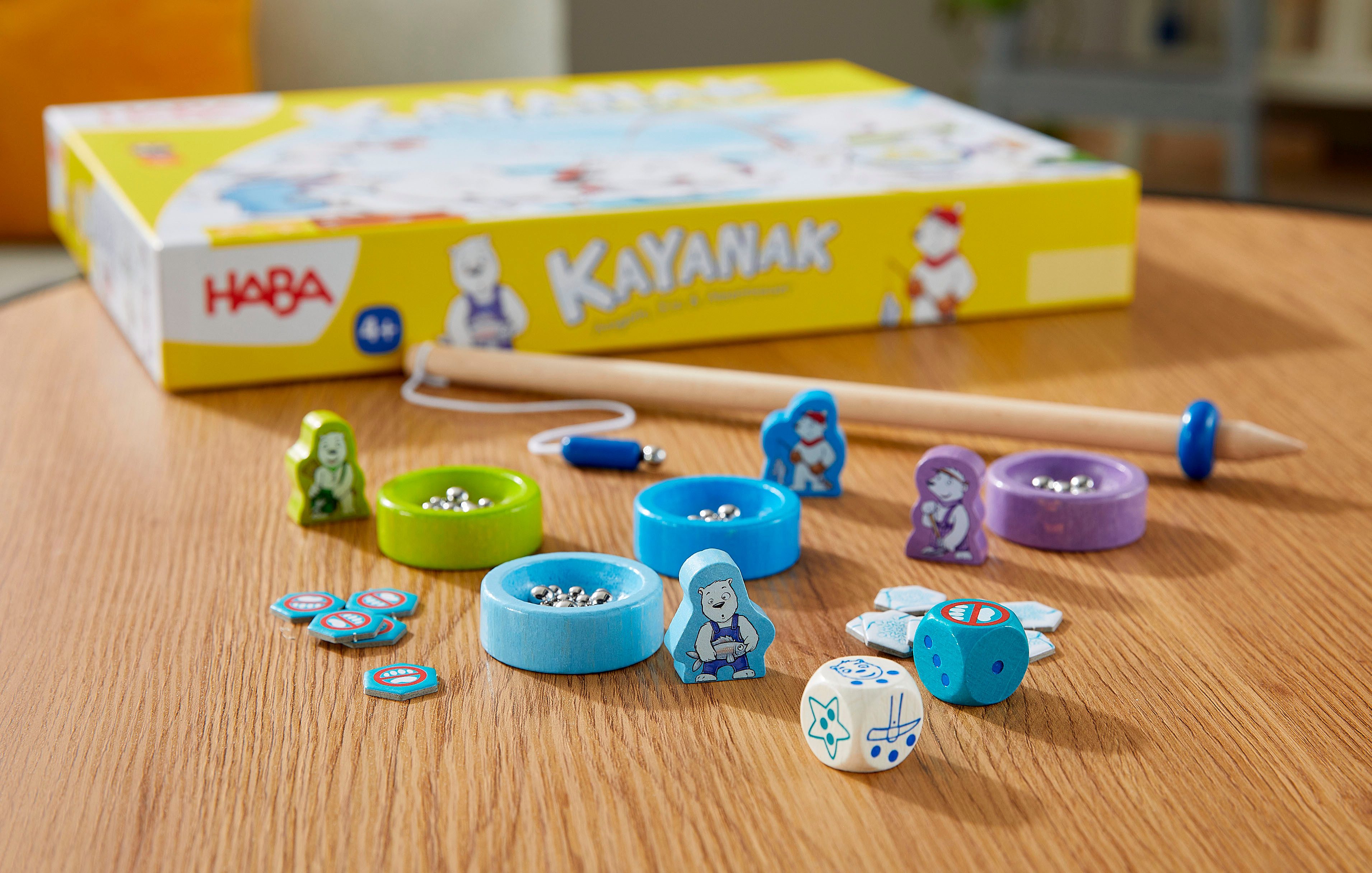 Haba Spiel Kayanak - Angeln, Eis und Abenteuer