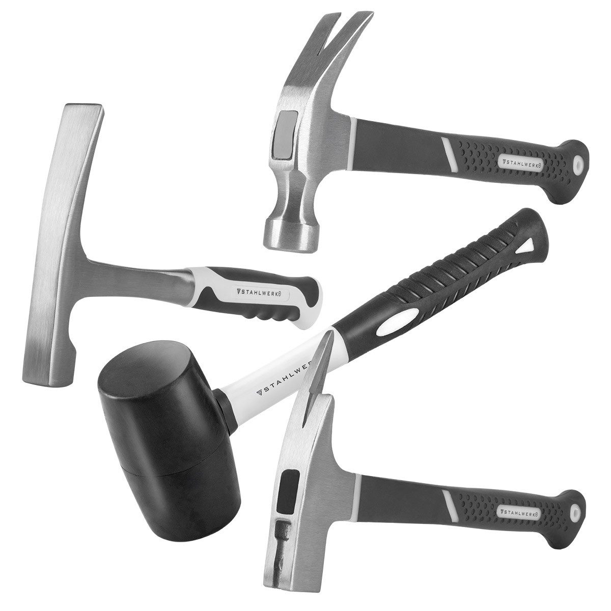 STAHLWERK Vorschlaghammer Hammer 4er Set mit günstig online kaufen