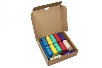 Wissner® aktiv lernen Lernspielzeug Jumbo-Spielfiguren in 6 Farben (24 Stück) (24-St)