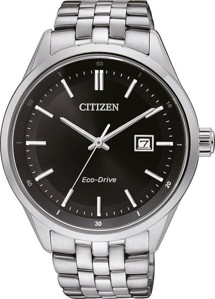 Citizen Quarzuhr BM7251-88E Eco-Drive Herren-Uhr Elegant Analog Quarz mit  Edelstahl-Band