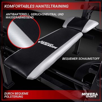 Miweba Sports Hantelbank »Profi Fitness Trainingsbank "MB500 Pro" 40 in 1«, Wasser abweisend - bis 300 kg - Ganzkörpertraining