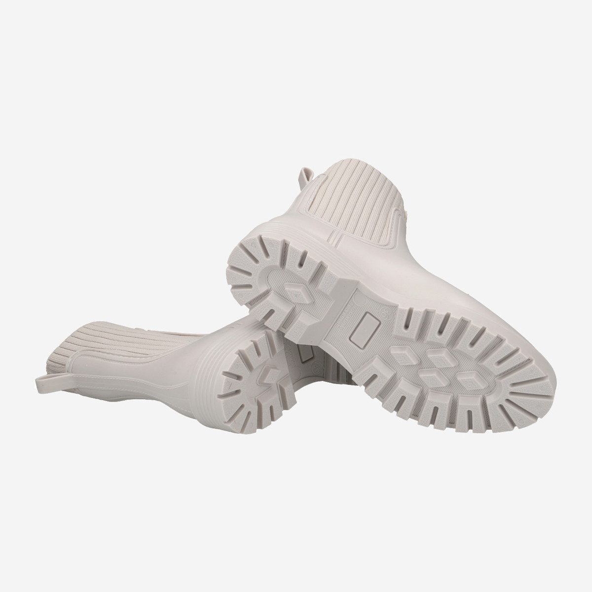 Unisa Unisa AYNAR_F22_RIB IVORY, Stiefeletten, Weiß, Damen Stiefelette