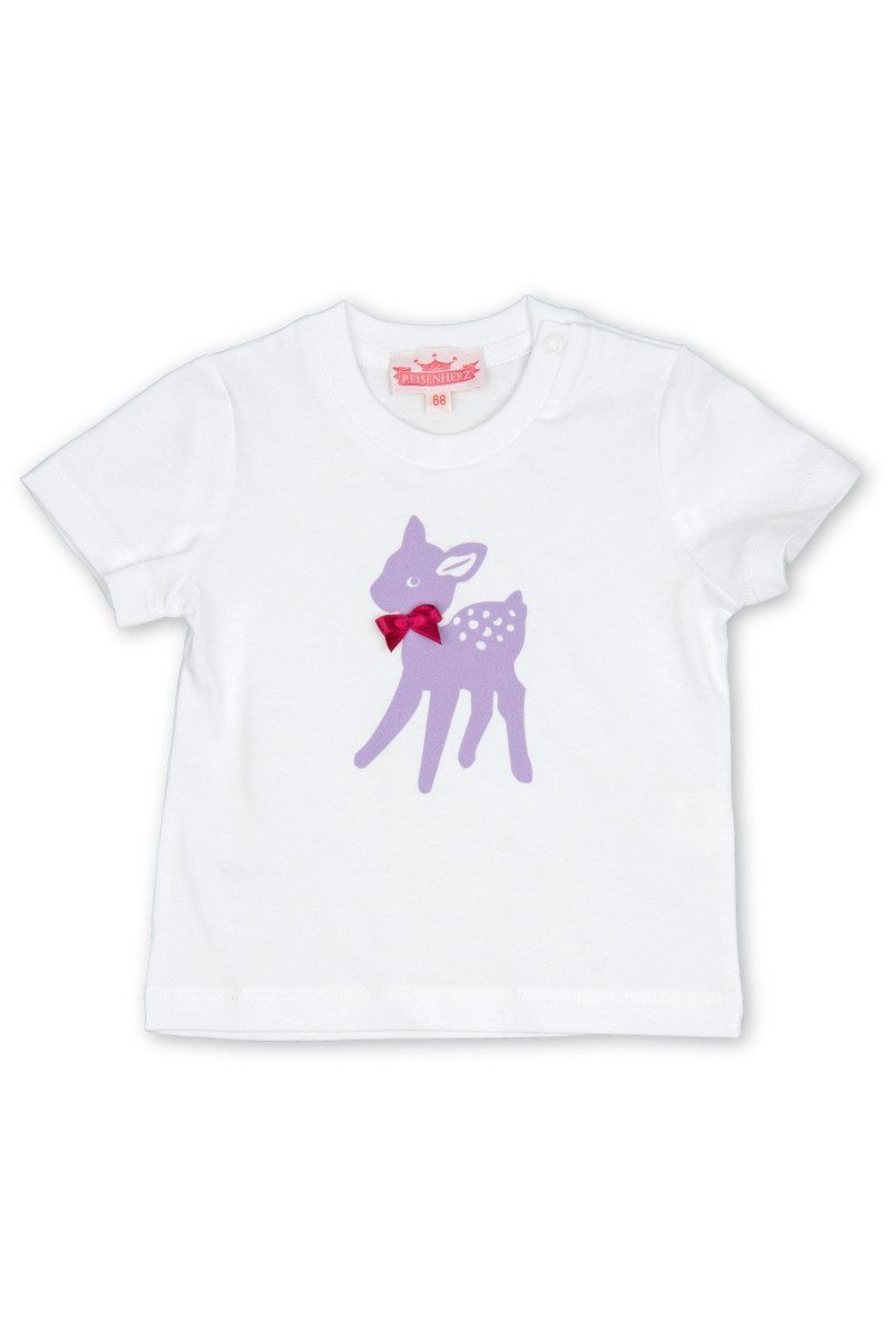 P.Eisenherz Trachtenkleid Trachtenshirt Baby/Kind - BAMBI - weiß/grün, weiß/lavendel