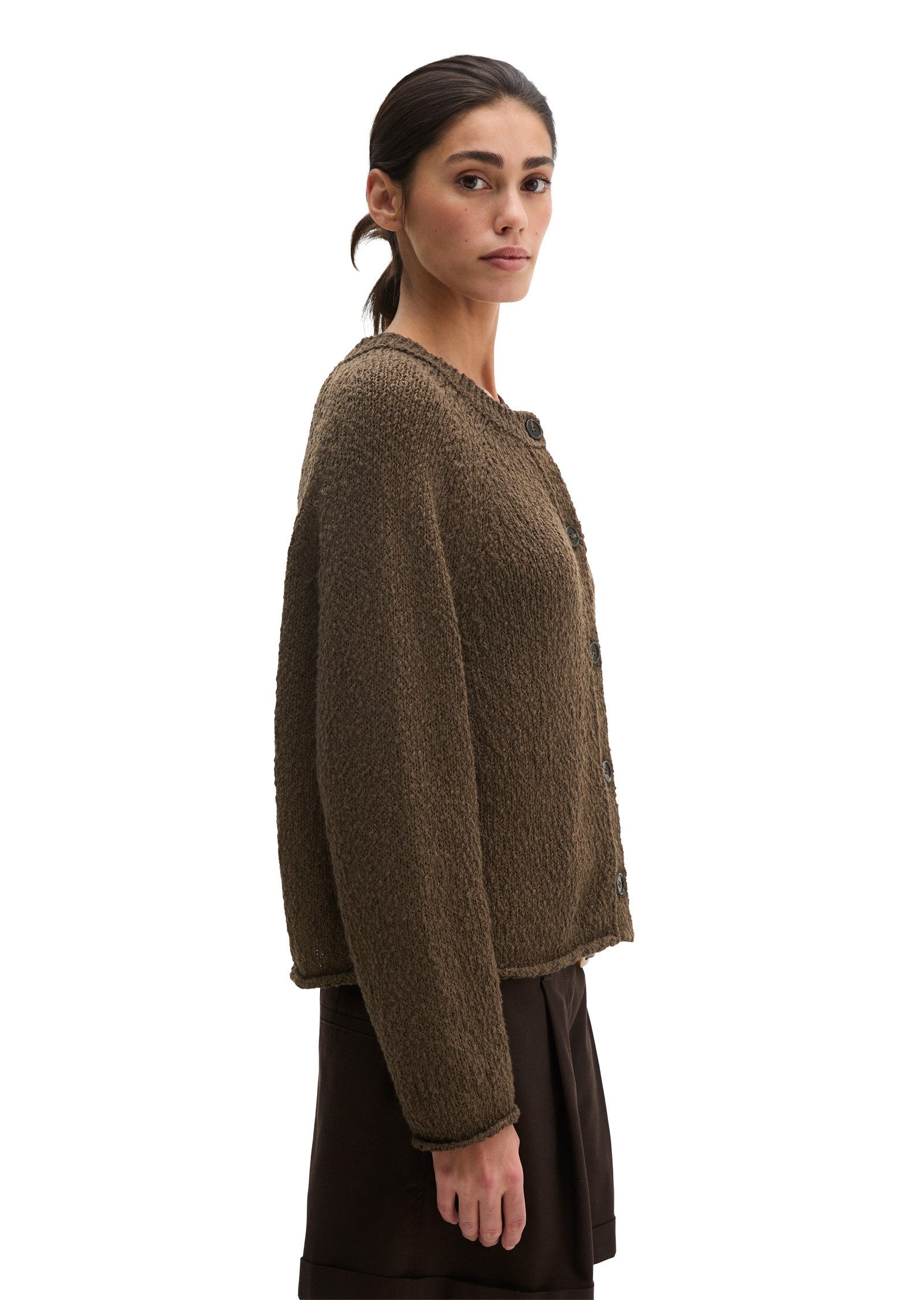 Marc O'Polo Cardigan aus Heavy Cotton Slub-Garn günstig online kaufen