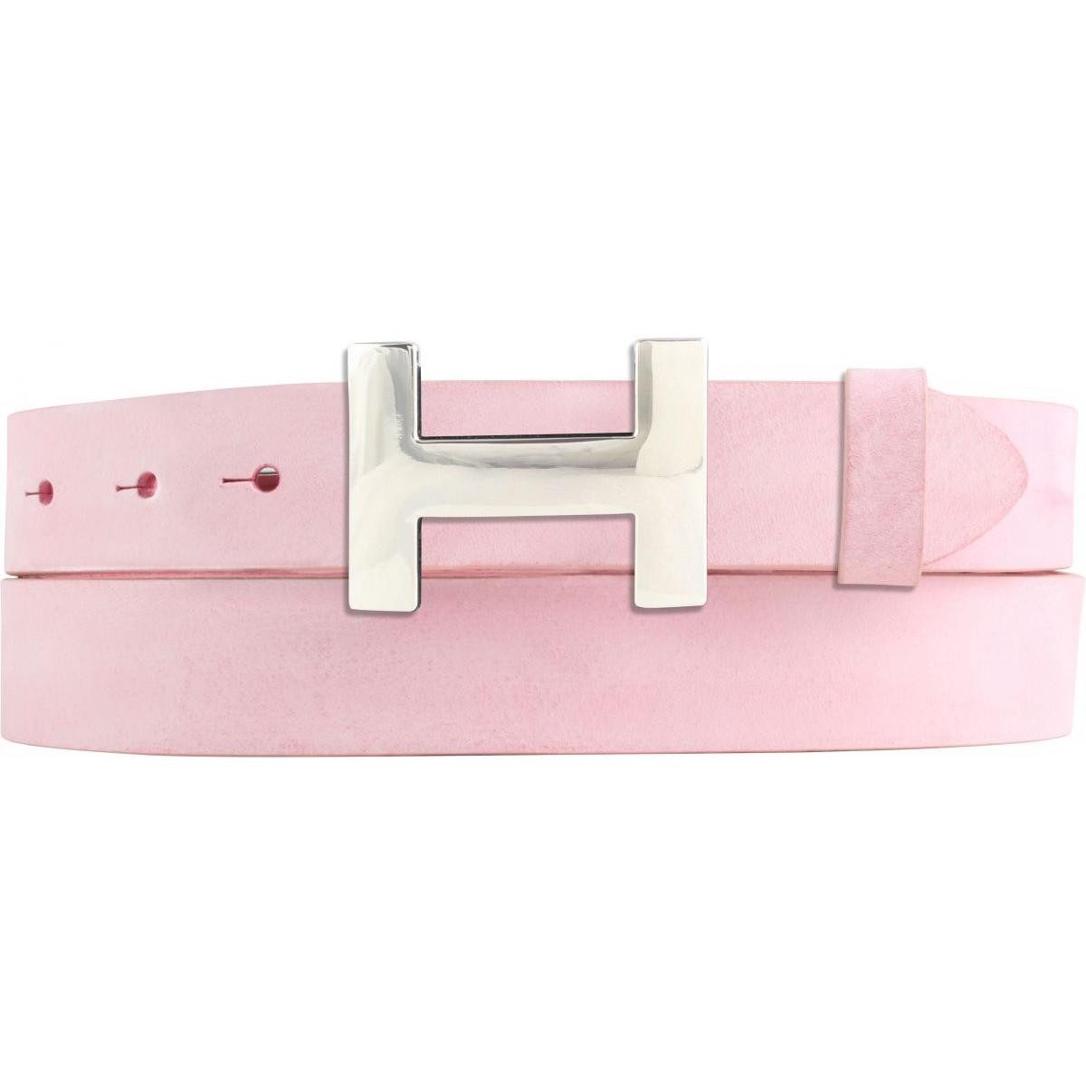 Ledergürtel Damen-Gürtel HERMINE aus weichem Vollrindleder Vintage-Look 3 cm, Led