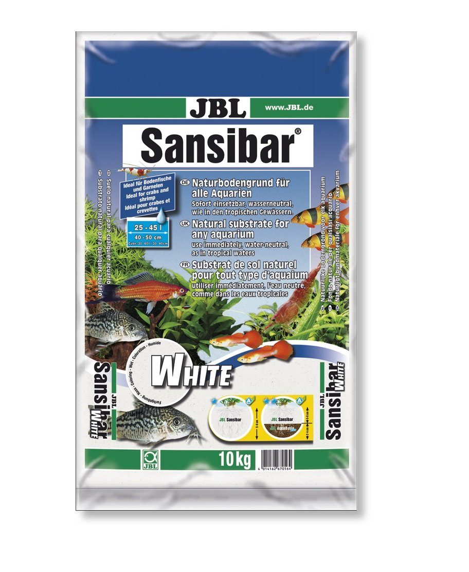 Aquariensand JBL Sansibar Aquarienbodengrund White 5 Kg