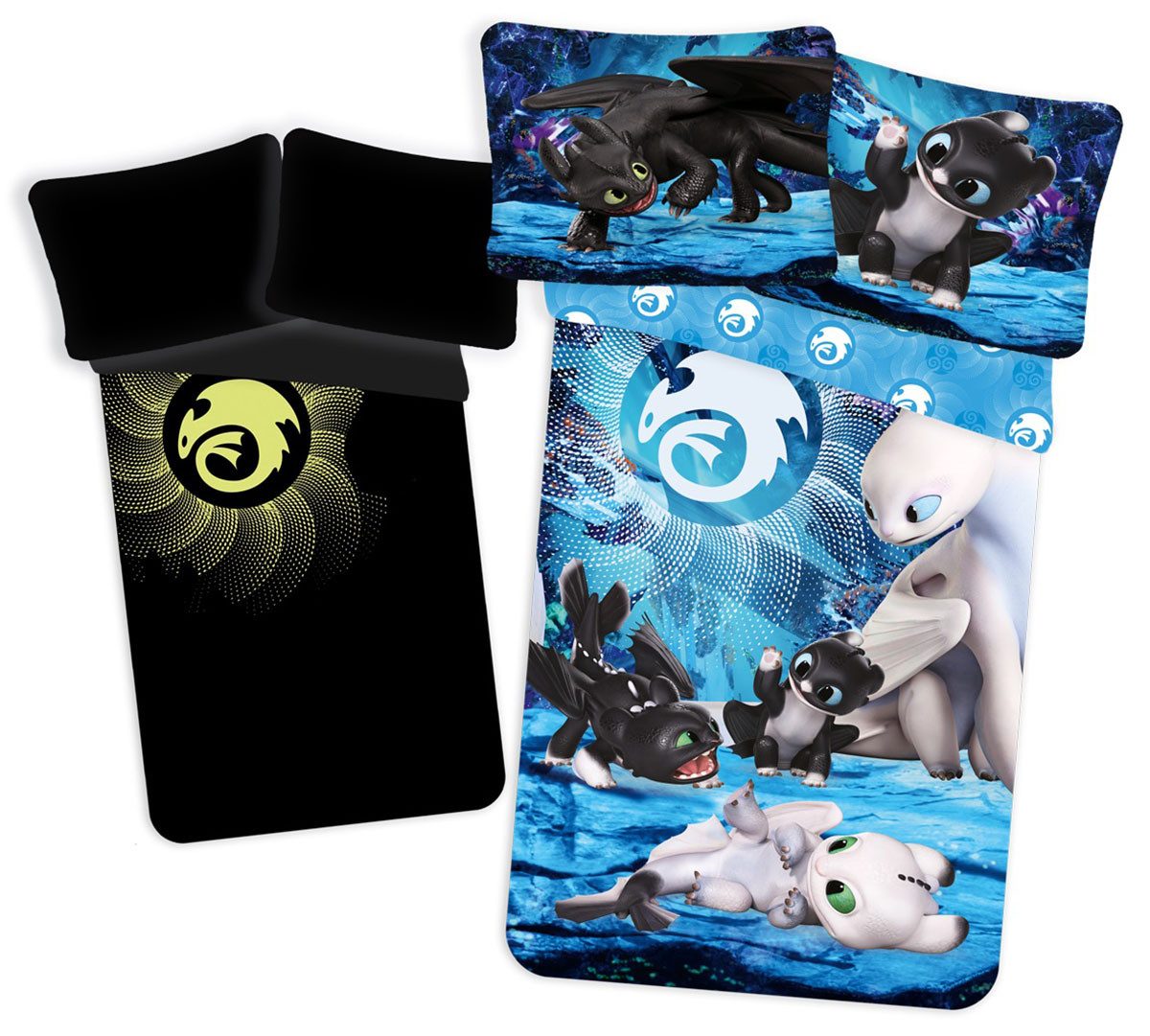 Jerry Fabrics Bettwäsche How to Train Your Dragon Bettwäsche Leuchteffekt D günstig online kaufen