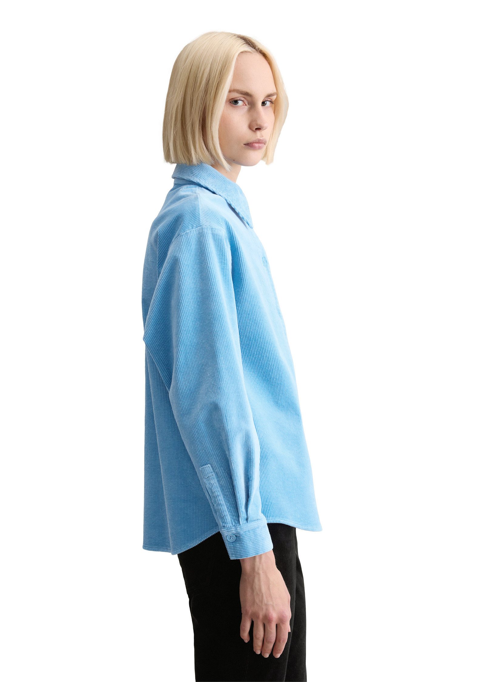 Marc O'Polo DENIM Langarmbluse aus mittelschwerem Cord-Stretch günstig online kaufen