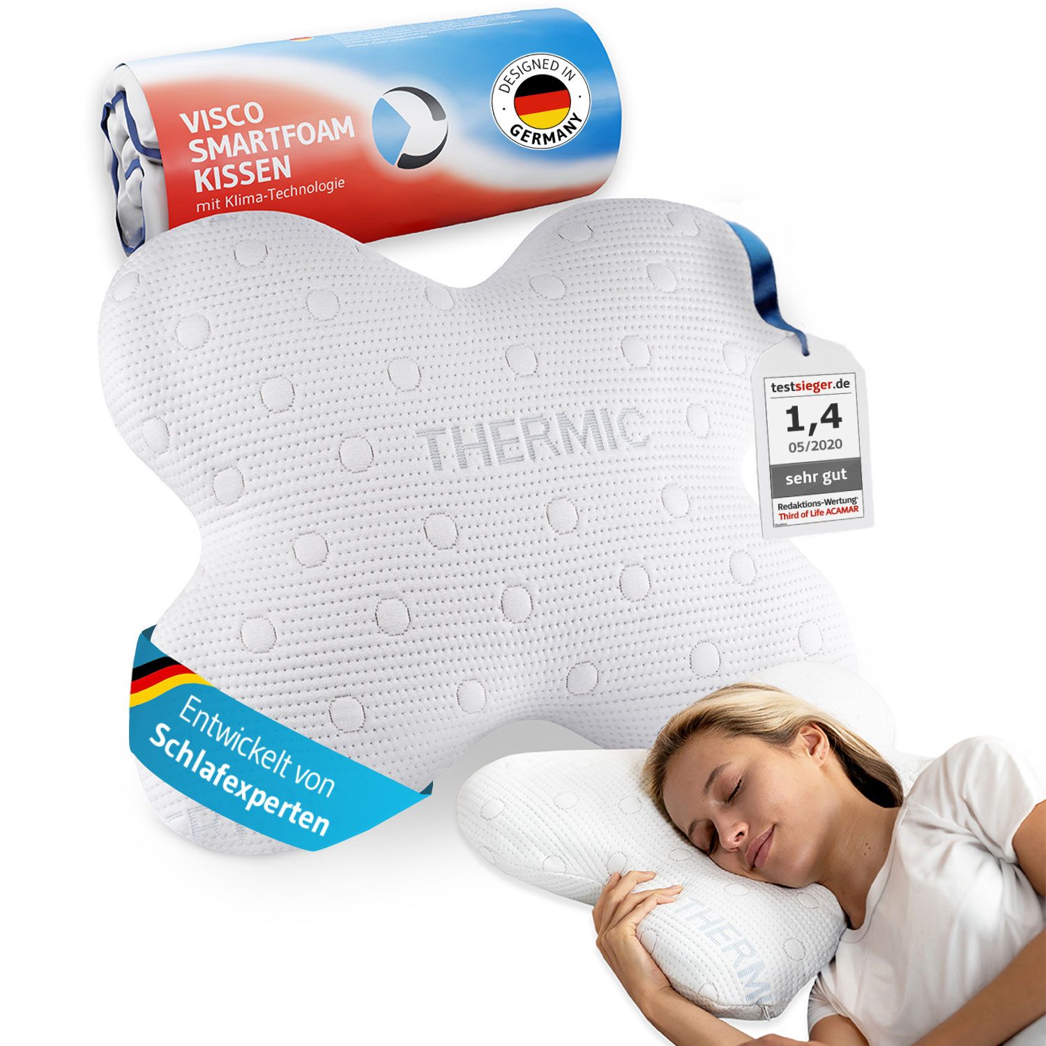 Third of Life Kopfkissen ACAMAR Thermic, Füllung: 100% ViscoSchaum COSYPUR, günstig online kaufen