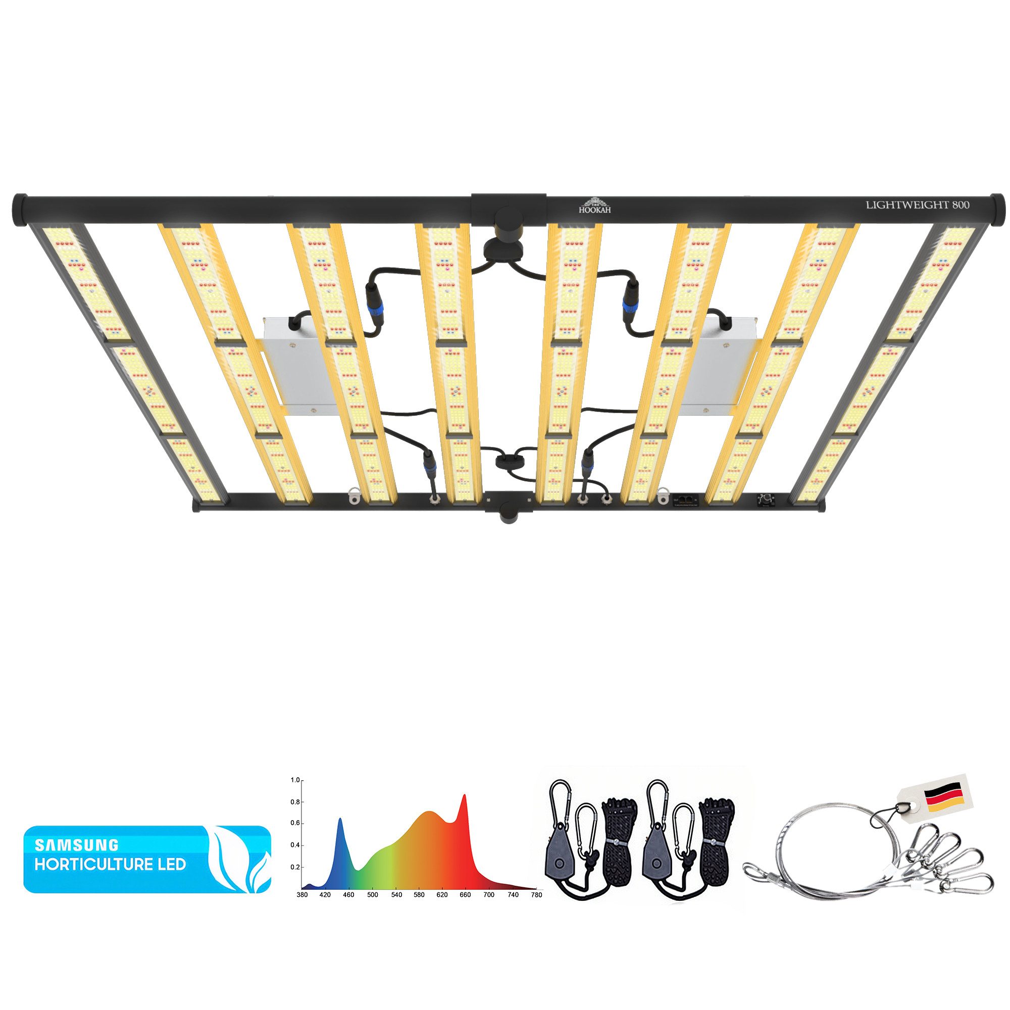 THE HOOKAH Pflanzenlampe SAMSUNG GrowLampe Lampe LED Light Vollspektrum UV+ günstig online kaufen