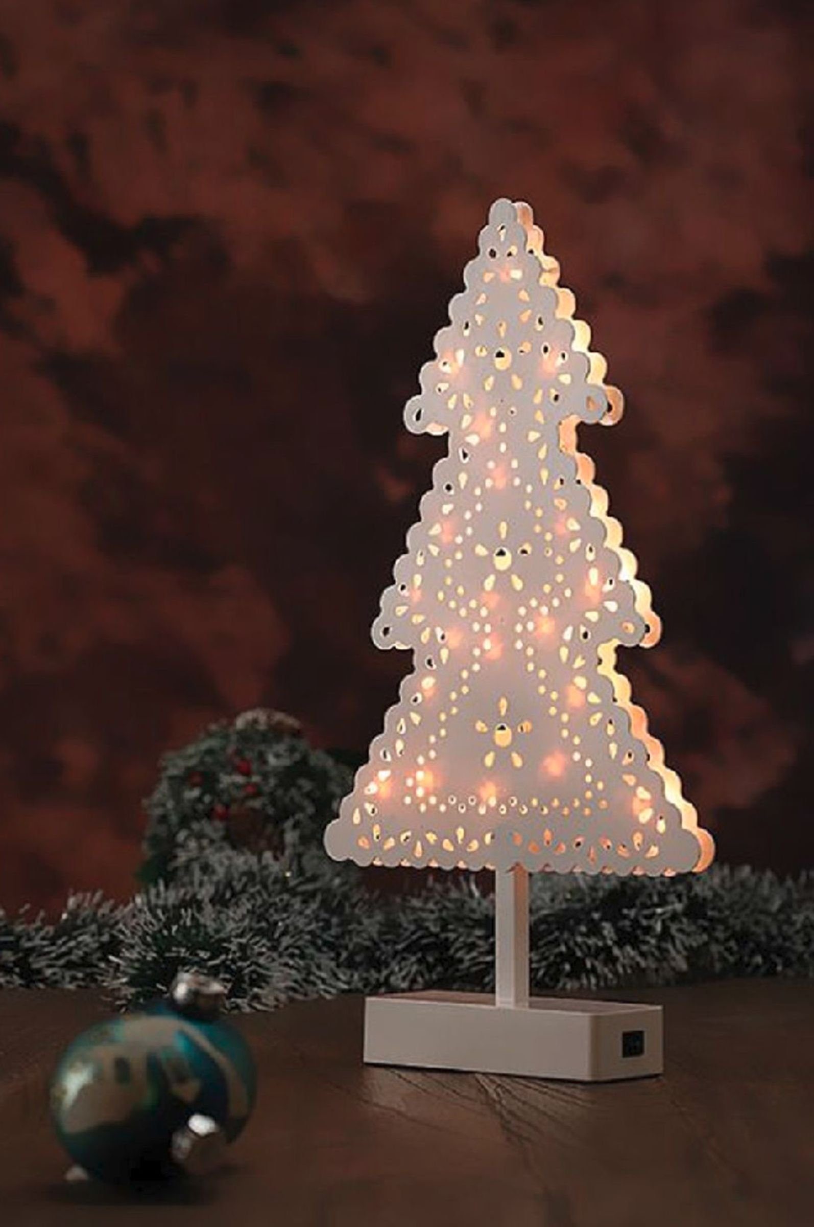 Gravidus Dekobaum Weihnachtsbaum 20 Beleuchtung Fensterdeko LED