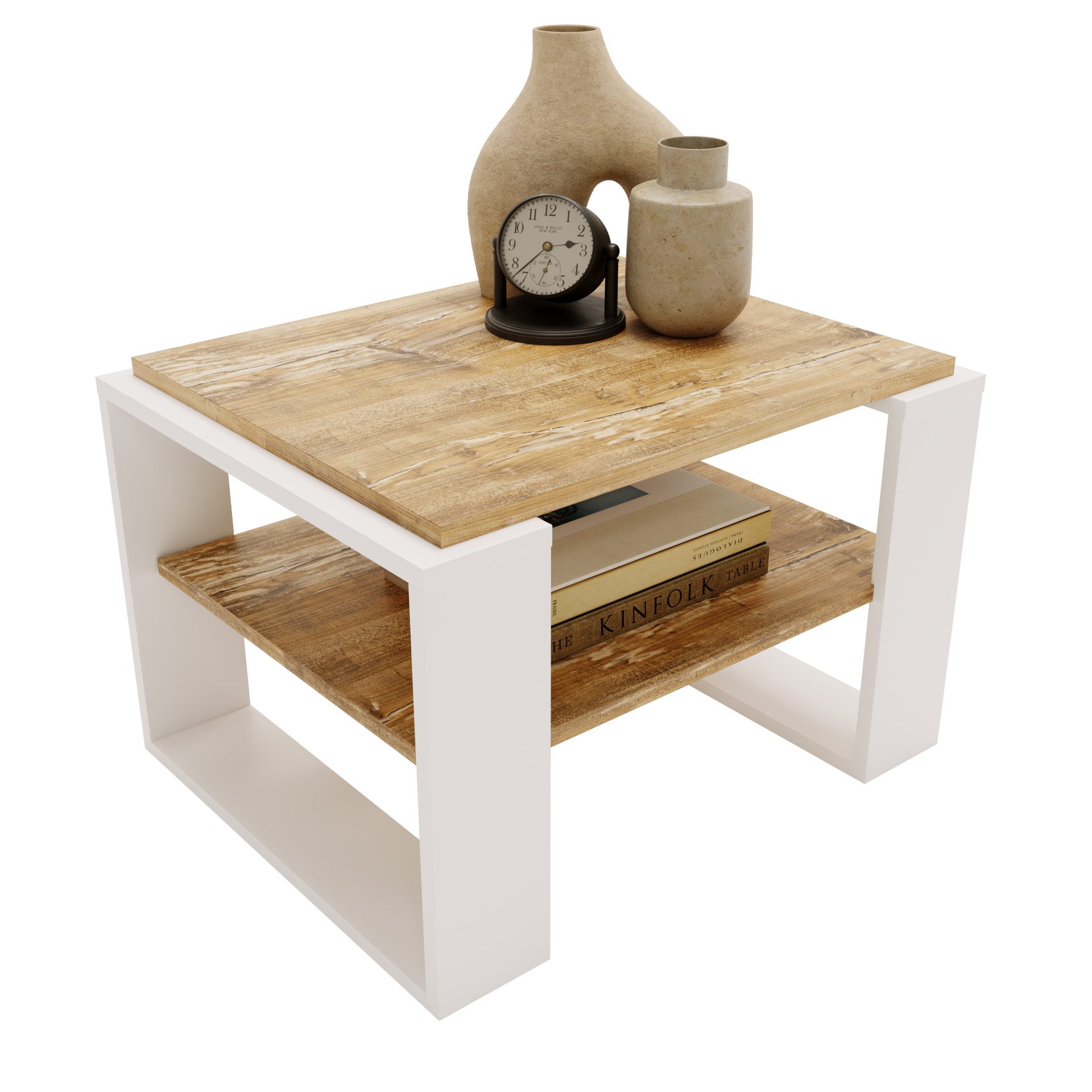 CraftPAK Couchtisch Wohnzimmertisch aus hochwertigem Holz - Couchtisch 54T günstig online kaufen