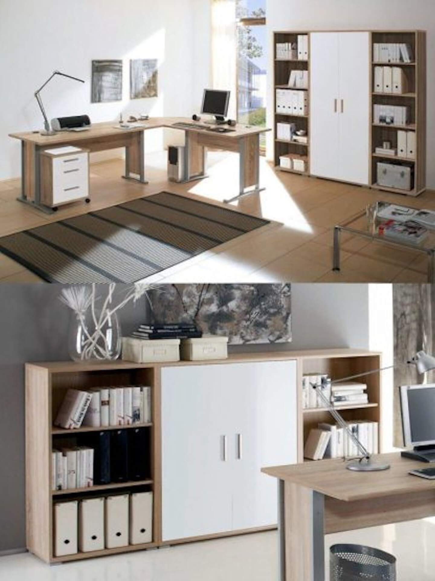 moebel-dich-auf Büromöbel-Set OFFICE LINE, (Komplett-Set, 9-tlg., günstig online kaufen